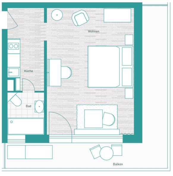 Livingroom Mathildenhoehe Darmstadt Zewnętrze zdjęcie